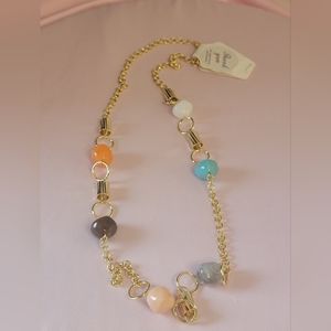 Goldplated Cute Long Necklace for summer NWT